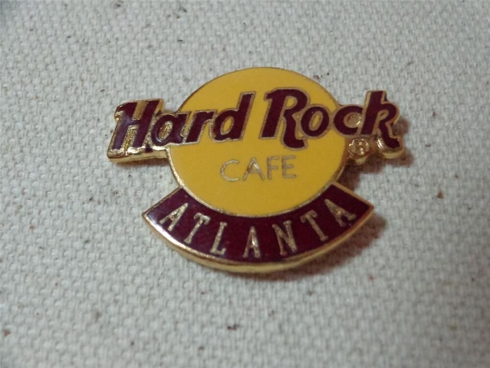 Hard Rock Cafe Pin Atlanta Red Orange -061329